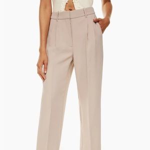 Aritzia Wilfred Effortless Pant Size 0 Cairo Beige